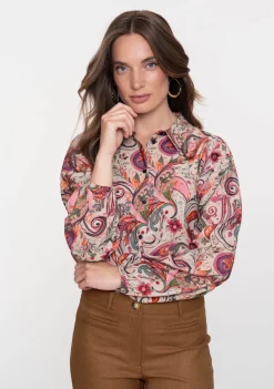 Blouses>GEISHA BLOUSE Roze