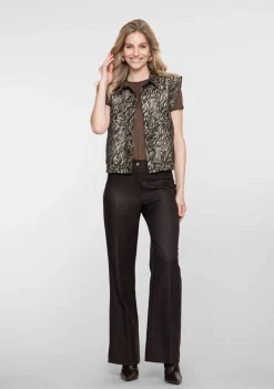 Gilets|Blazers & Jasjes>GEISHA GILET Bruin