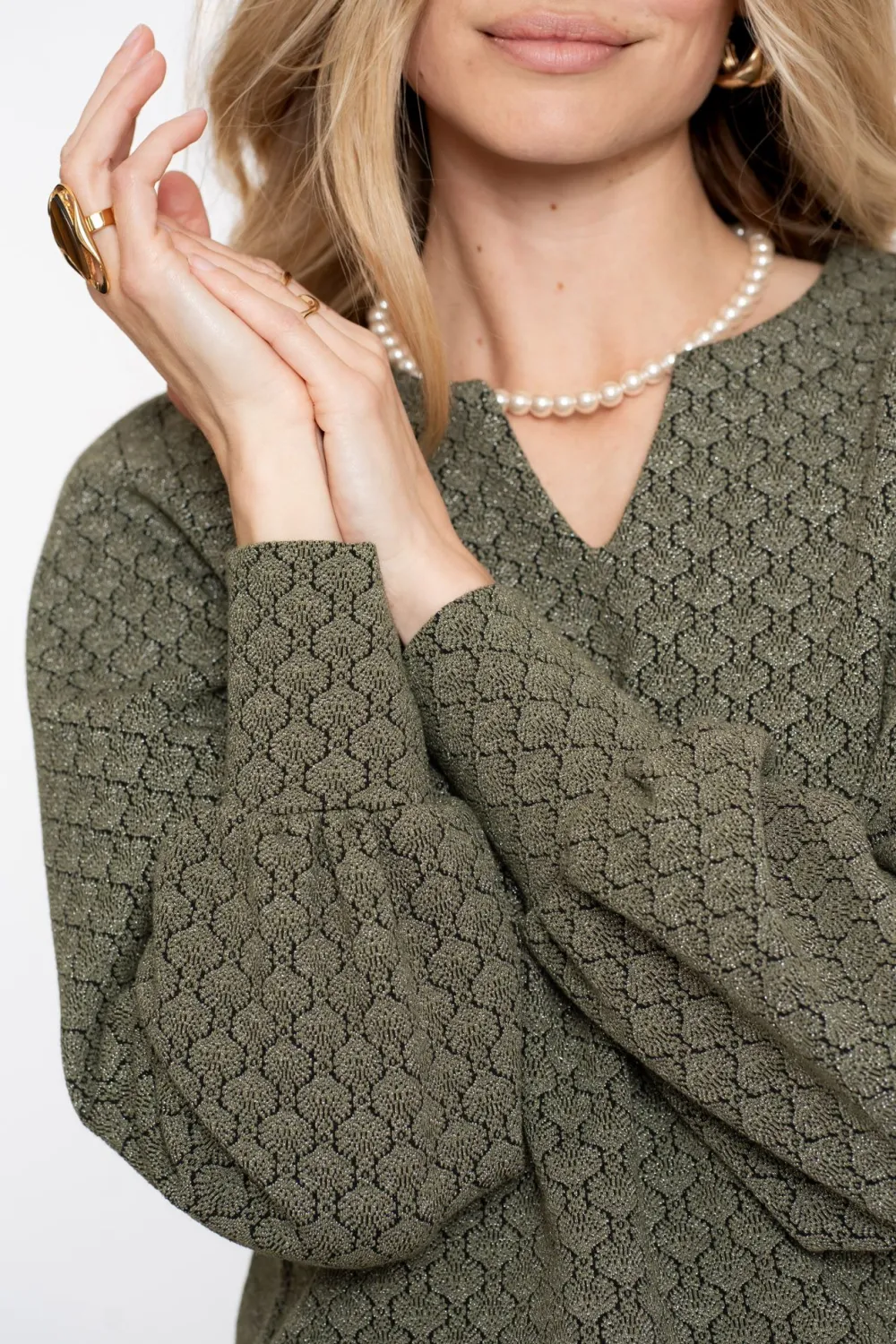 Sweaters|Pakken & Co-Ords>GEISHA SWEATER Groen