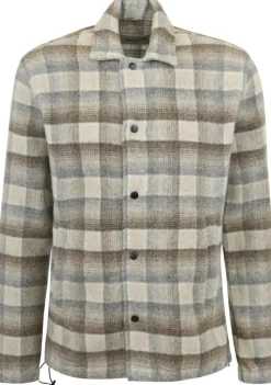 Overshirts>GENTI OVERSHIRT Bruin