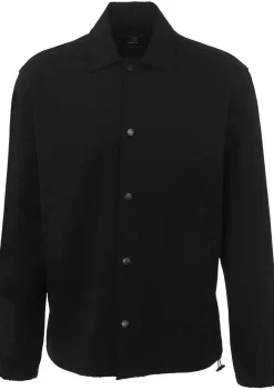 Overshirts>GENTI OVERSHIRT Zwart