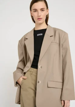 Blazers & Jasjes>GESTUZ BLAZER Beige
