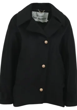 Winterjassen|Jassen>GIACOMO MANTEL Zwart