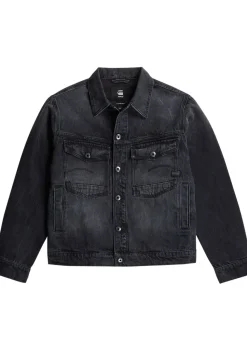 Jassen>G-STAR DENIM JACK Zwart