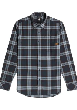 Overhemden>G-STAR OVERHEMD Blauw