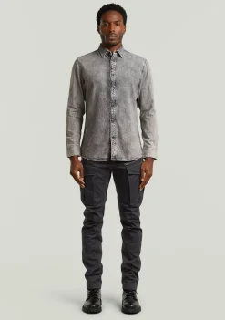 Overhemden>G-STAR OVERHEMD Grijs