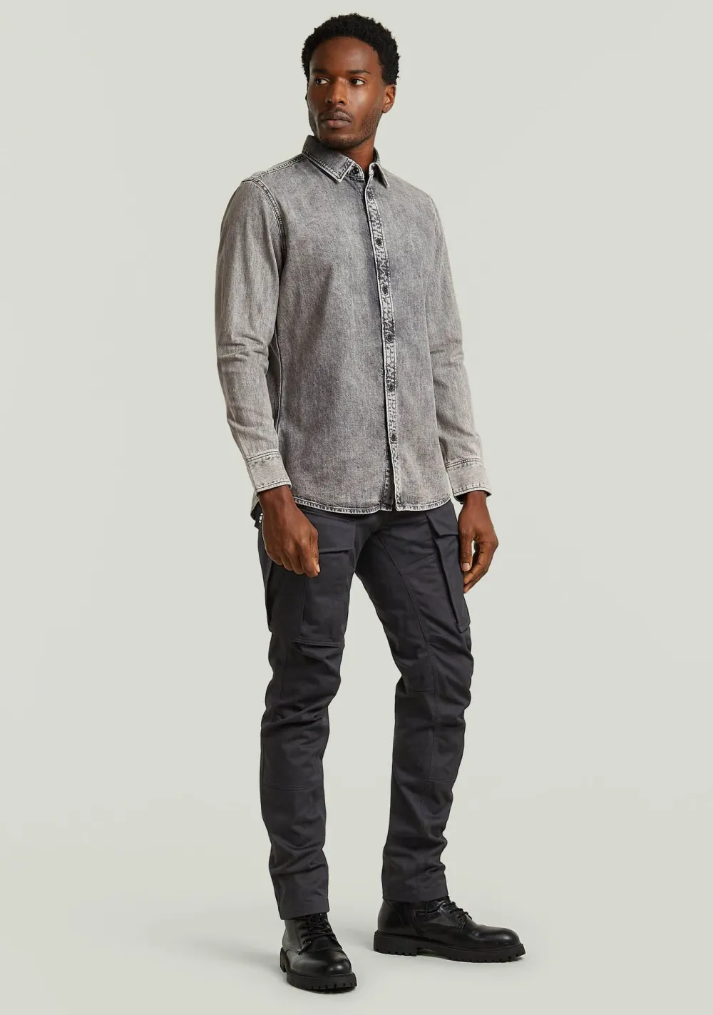 Overhemden>G-STAR OVERHEMD Grijs