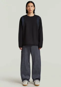 Truien>G-STAR SWEATER Zwart