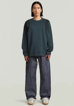 Truien>G-STAR SWEATER Blauw