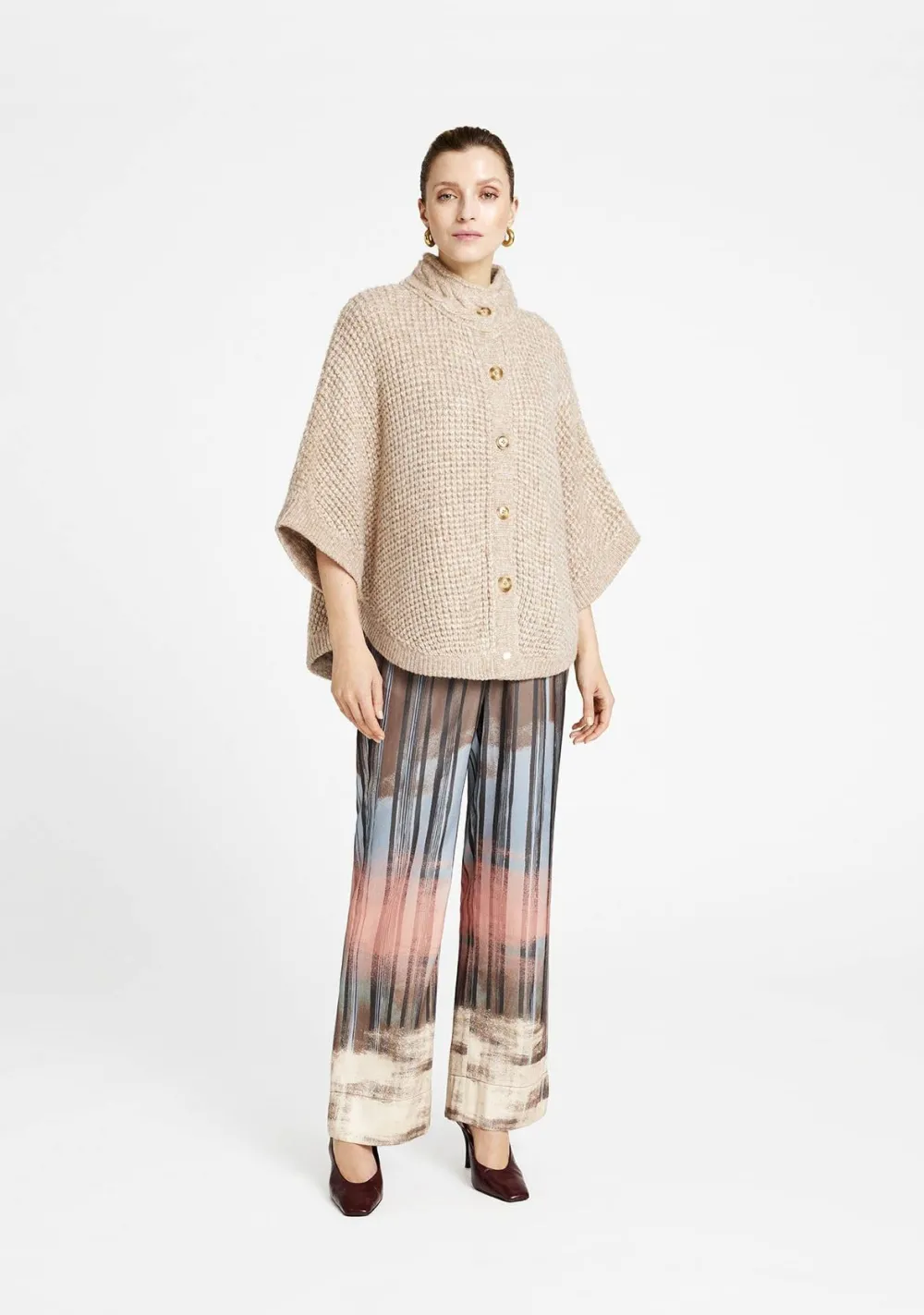 Truien>GUSTAV PONCHO Beige