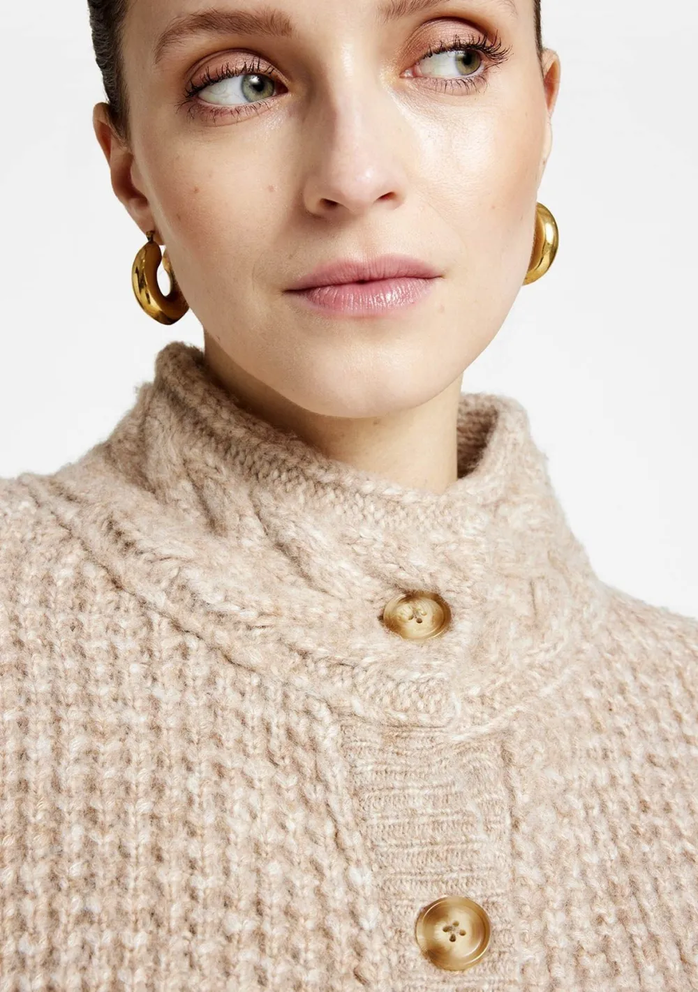 Truien>GUSTAV PONCHO Beige