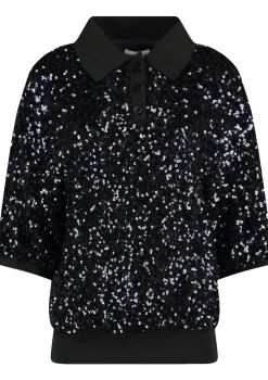 Truien>HARPER & YVE TRUI KORTE MOUW Blauw