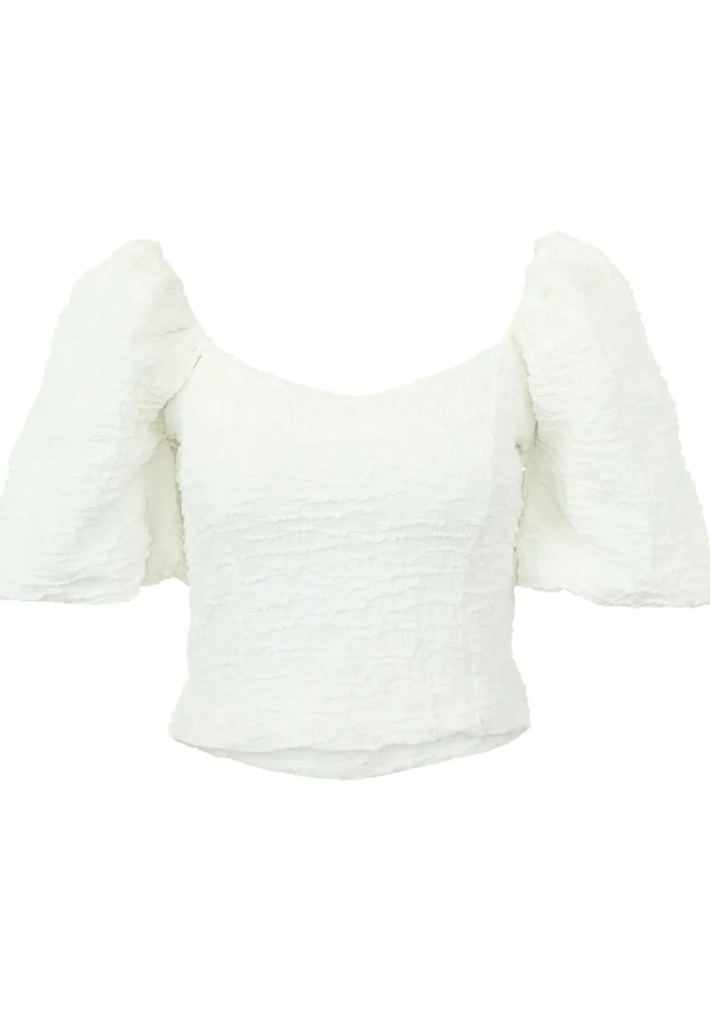 Blouses>HAUTE L'AMITIÉ BLOUSE Wit