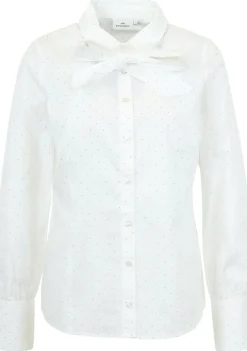 Blouses>H.V. POLO BLOUSE Wit