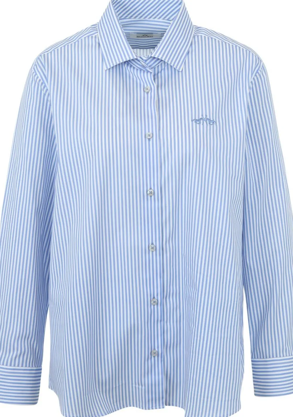 Blouses>H.V. POLO BLOUSE Blauw