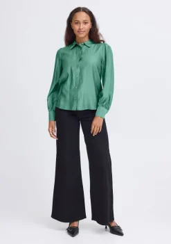 Blouses>ICHI BLOUSE Groen