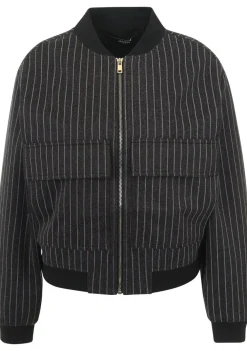 Blazers & Jasjes|Jassen>JANSEN AMSTERDAM BOMBERJACK Zwart