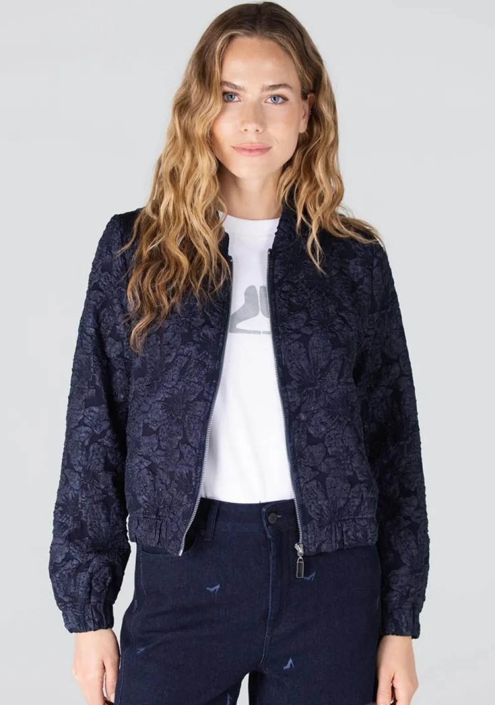 Jassen|Blazers & Jasjes>JANSEN AMSTERDAM BOMBERJACK Blauw