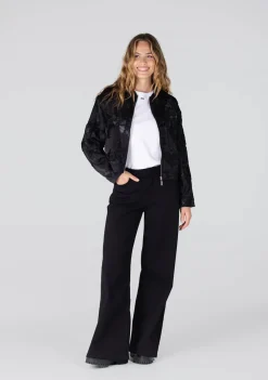 Jassen|Blazers & Jasjes>JANSEN AMSTERDAM BOMBERJACK Zwart