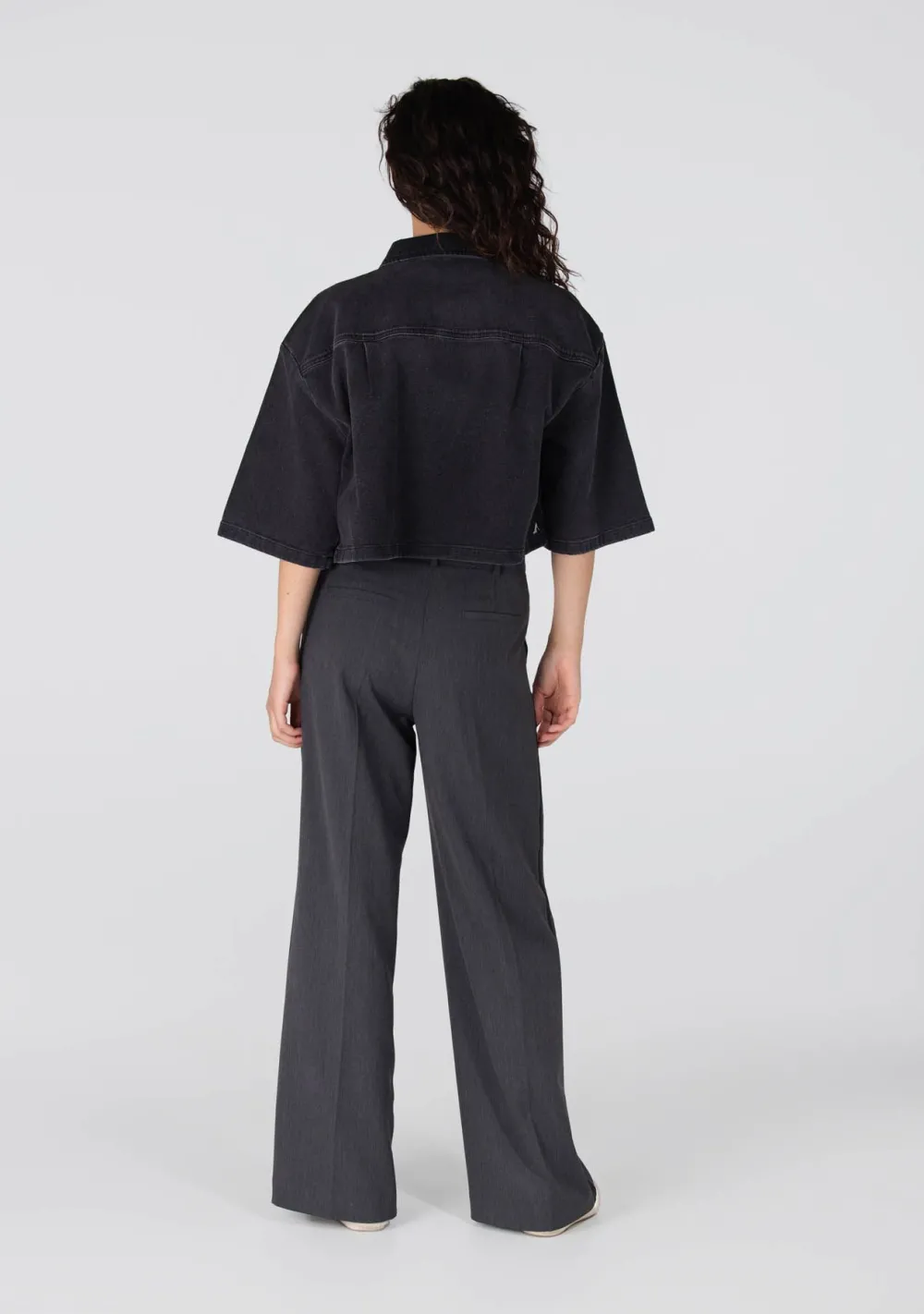 Blazers & Jasjes|Pakken & Co-Ords>JANSEN AMSTERDAM DENIMJACK Grijs