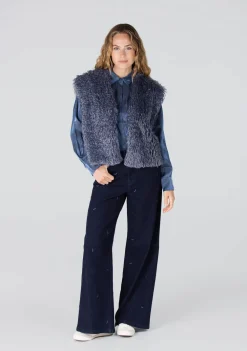 Gilets|Blazers & Jasjes>JANSEN AMSTERDAM GILET Blauw