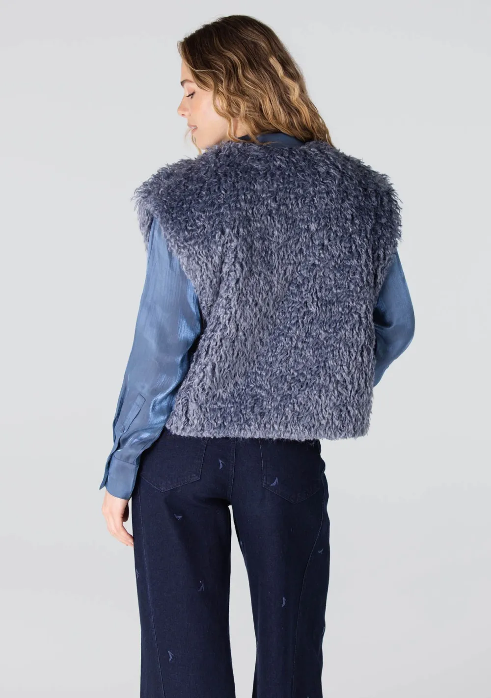 Gilets|Blazers & Jasjes>JANSEN AMSTERDAM GILET Blauw