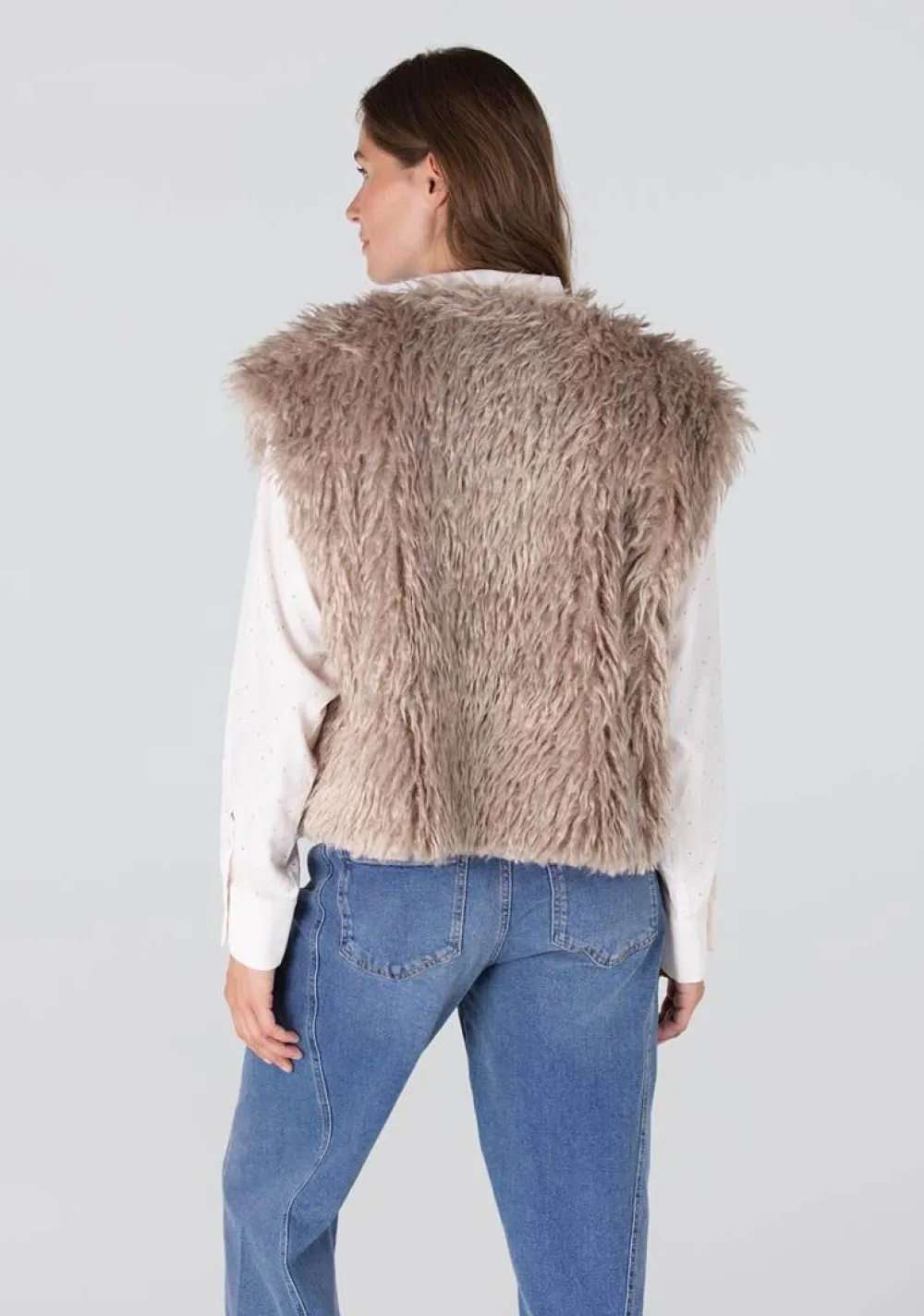 Gilets|Blazers & Jasjes>JANSEN AMSTERDAM GILET Beige