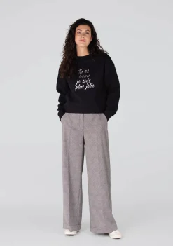 Sweaters|Truien>JANSEN AMSTERDAM SWEATER Zwart