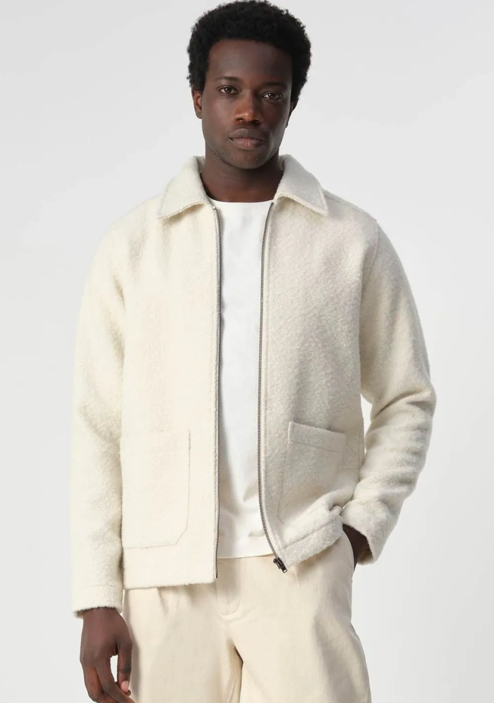 Overshirts>J.C RAGS OVERSHIRT Off white