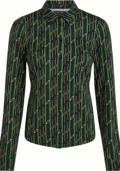 Blouses>KING LOUIE BLOUSE Groen