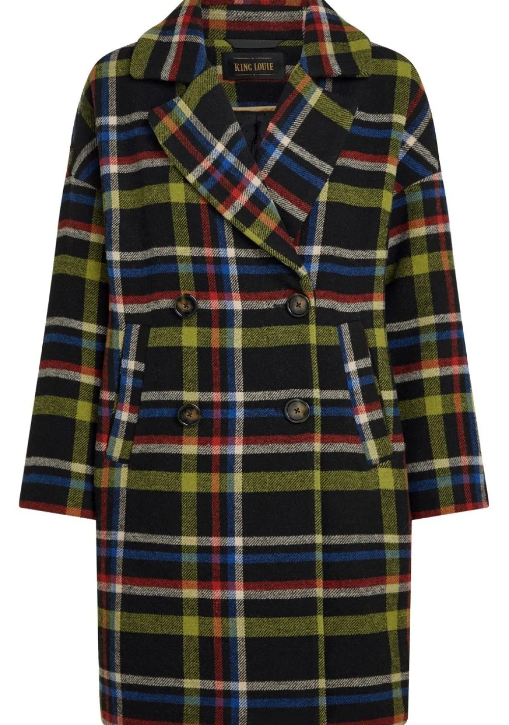 Jassen>KING LOUIE MANTEL Zwart