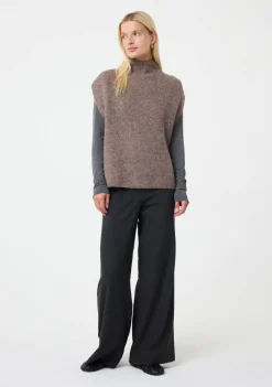 Truien>KNIT-TED SPENCER Bruin