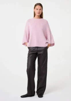 Truien>KNIT-TED TRUI KORTE MOUW Roze