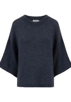 Truien>KNIT-TED TRUI KORTE MOUW Blauw