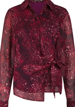 Blouses>LABEL DOT BLOUSE Rood
