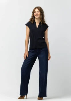 Shirts>LABEL DOT SHIRT Zwart