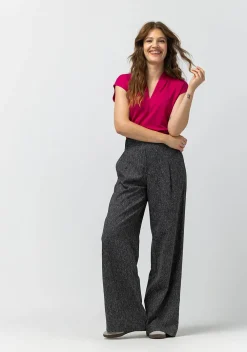 Shirts>LABEL DOT SHIRT Roze