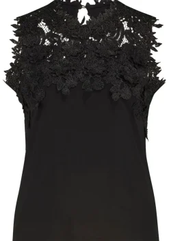 Shirts>LABEL DOT TOP Zwart