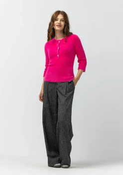 Truien>LABEL DOT TRUI KORTE MOUW Roze