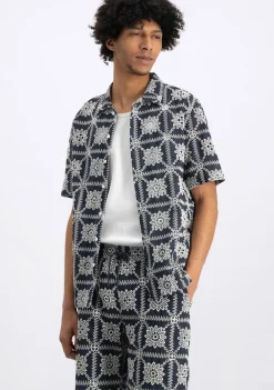 Overhemden>LAW OF THE SEA OVERHEMD Blauw