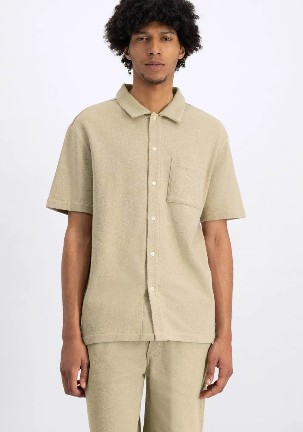 Overhemden>LAW OF THE SEA OVERHEMD Beige