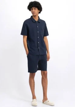 Overhemden>LAW OF THE SEA OVERHEMD Blauw