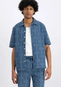 Overhemden>LAW OF THE SEA OVERHEMD Blauw