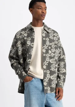 Overshirts>LAW OF THE SEA OVERSHIRT Grijs