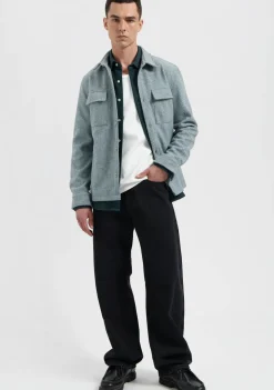 Overshirts>LAW OF THE SEA OVERSHIRT Groen