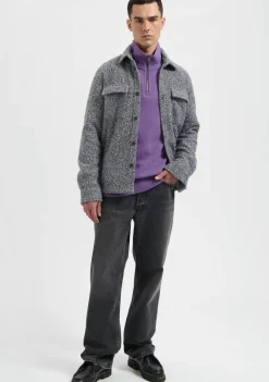 Overshirts>LAW OF THE SEA OVERSHIRT Grijs