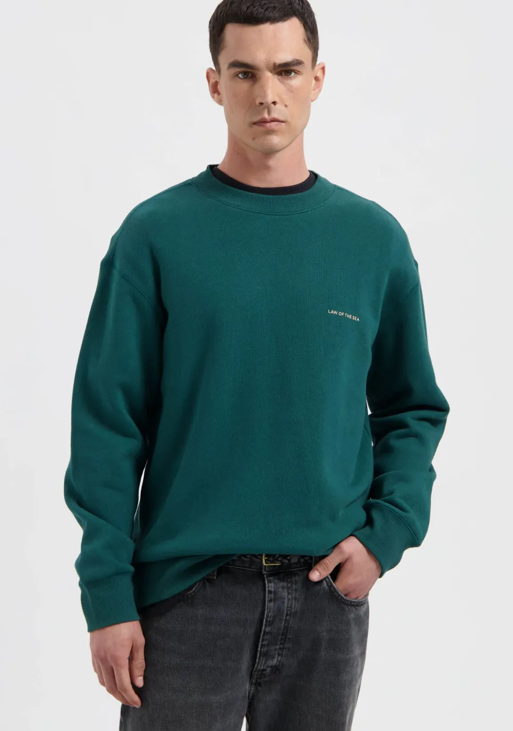 Truien>LAW OF THE SEA SWEATER Groen