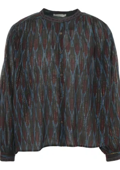 Blouses>MAISON HOTEL BLOUSE Blauw