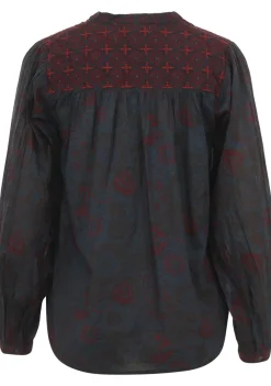 Blouses>MAISON HOTEL BLOUSE Blauw