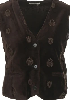 Gilets|Blazers & Jasjes>MAISON HOTEL GILET Bruin